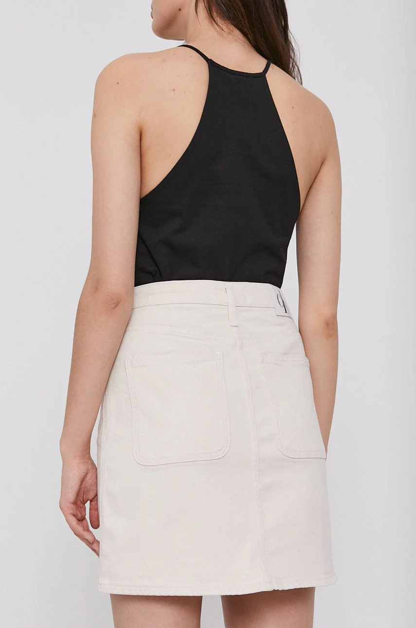 Calvin Klein Jeans - High Rise Mini Skirt - Image 3