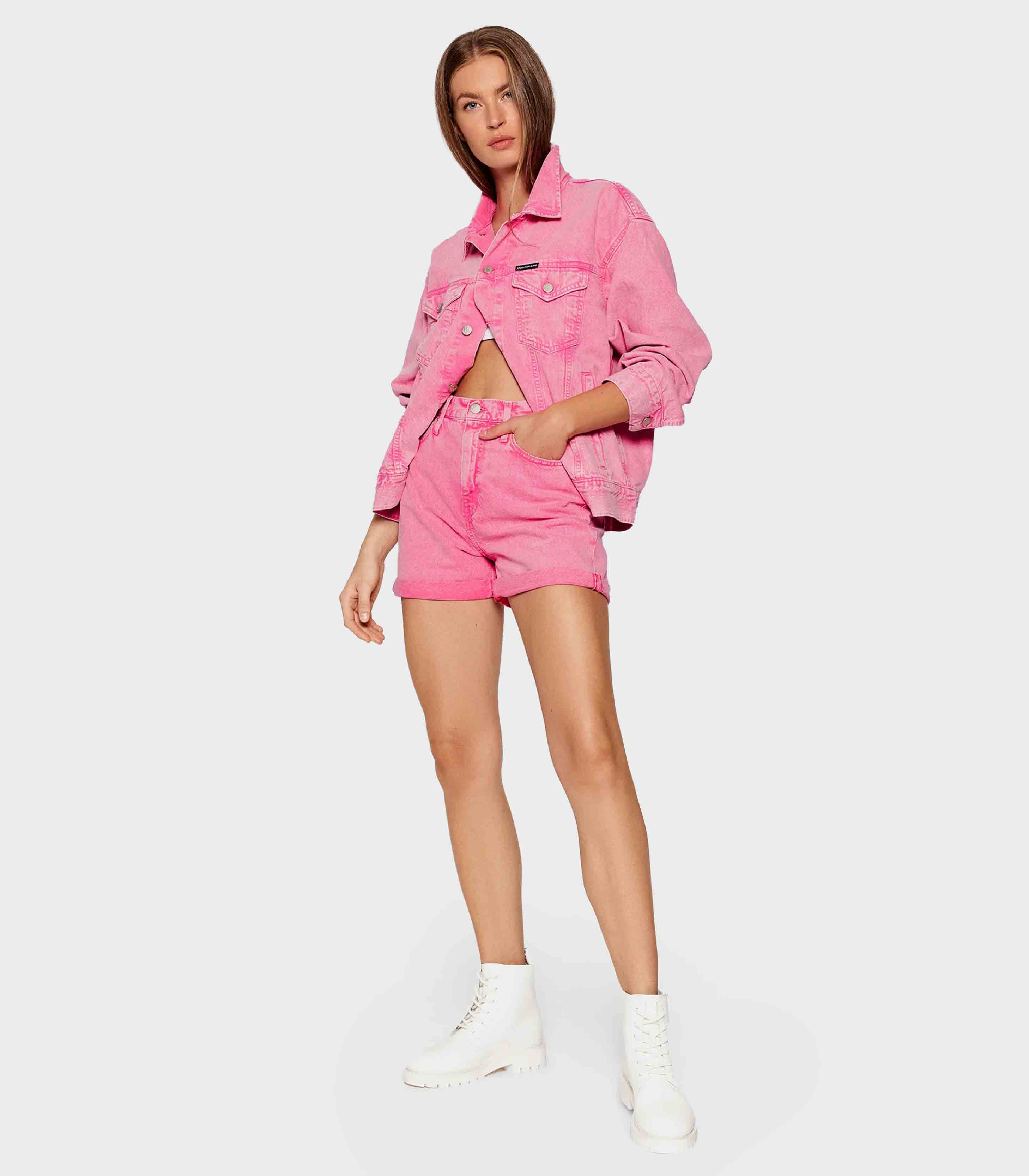 Calvin Klein Jeans - Women's Denim Mom Fit Shorts - Image 2