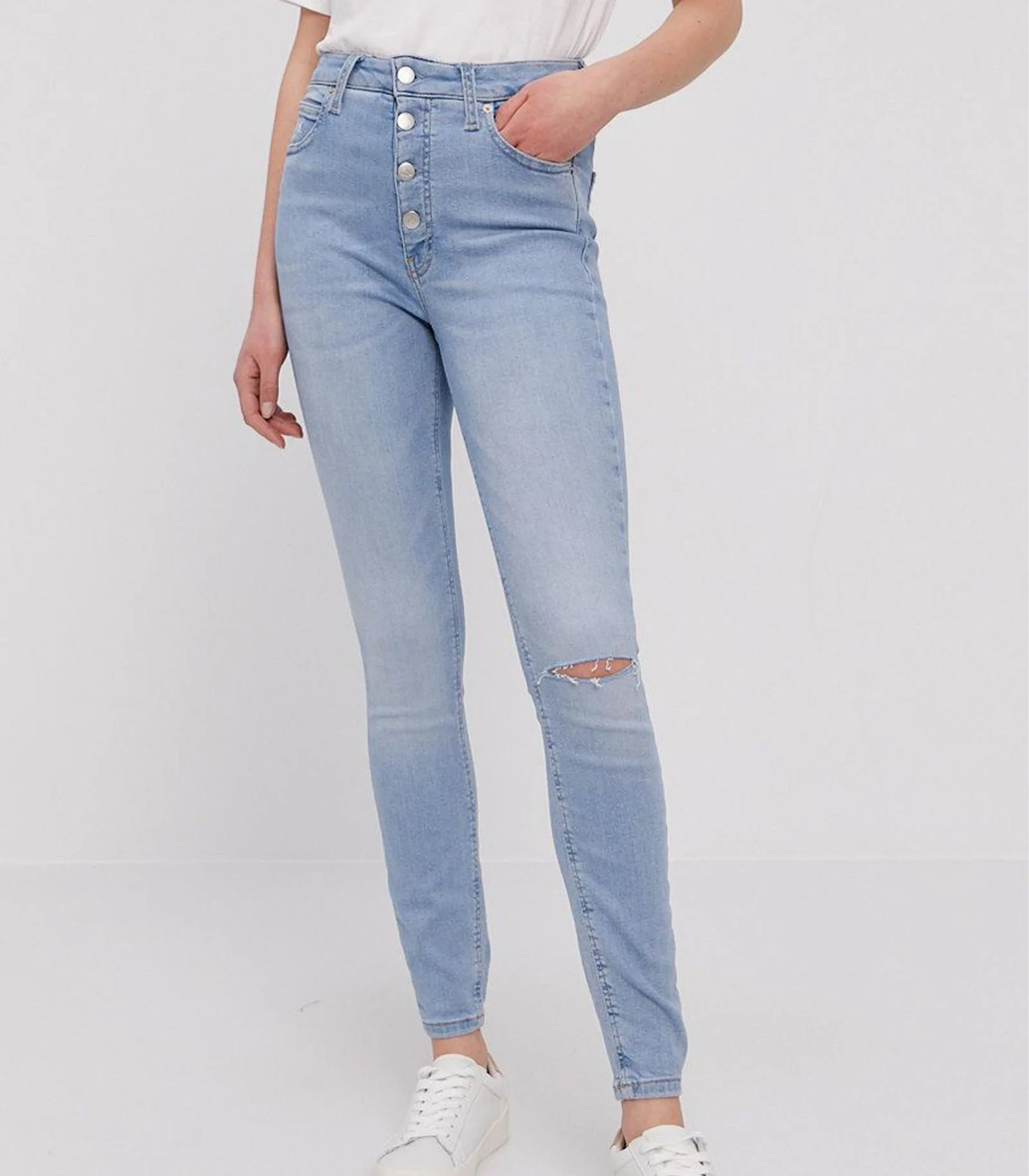 Calvin Klein Jeans - High Rise Super Skinny Ankle , Style J20j216298 - Image 2