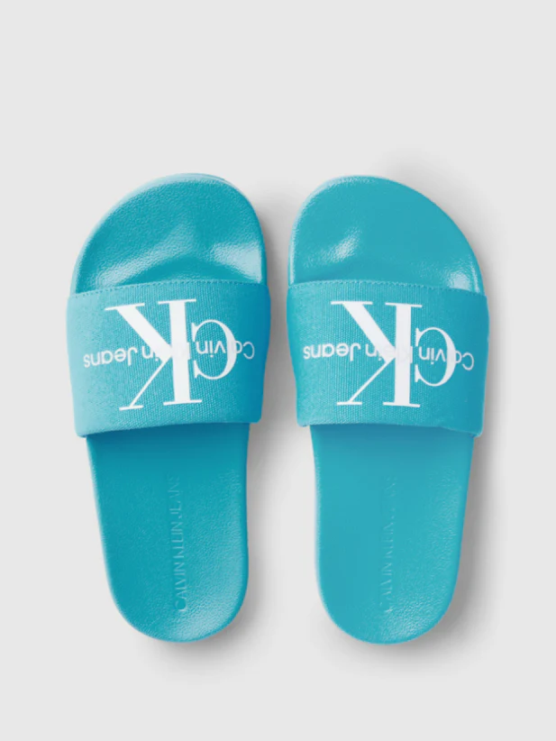 Calvin Klein - Women's Monogram Flat Slide - Image 4
