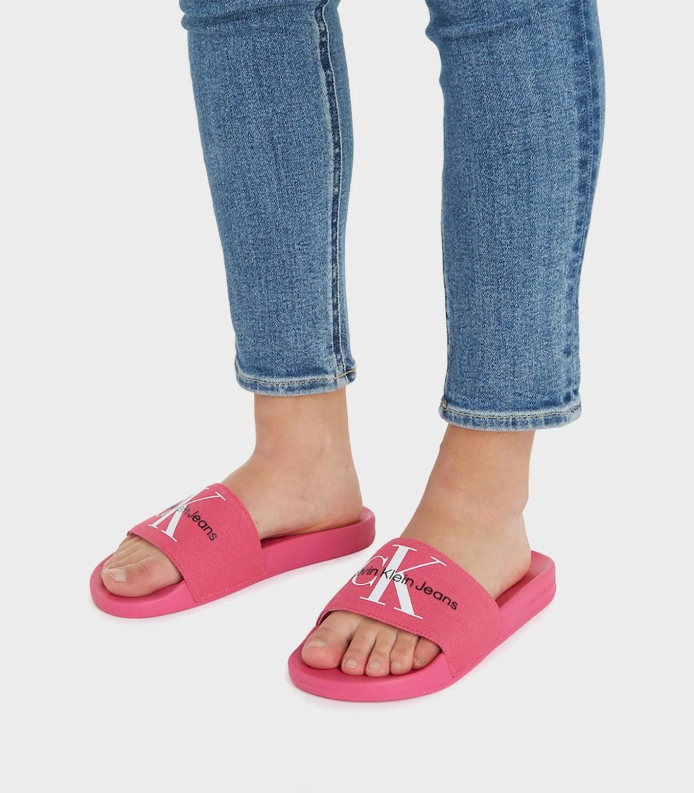 Calvin Klein - Women's Monogram Flat Slide - Image 9