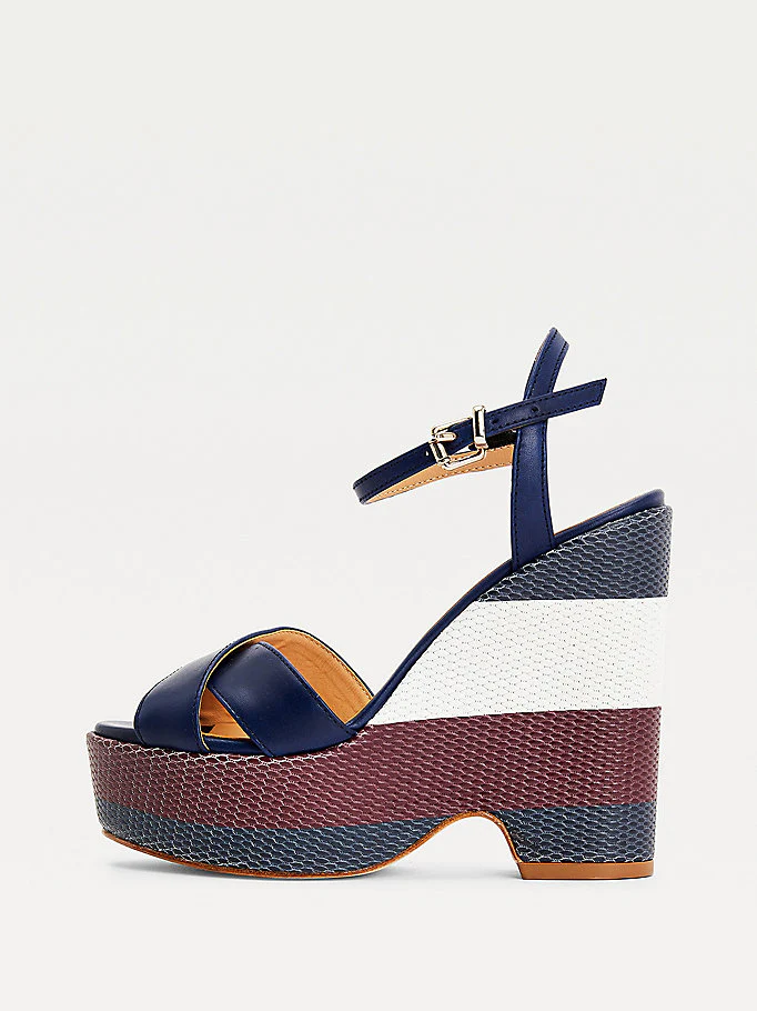 Tommy Hilfiger - Signature Raffia High Wedges - Image 2