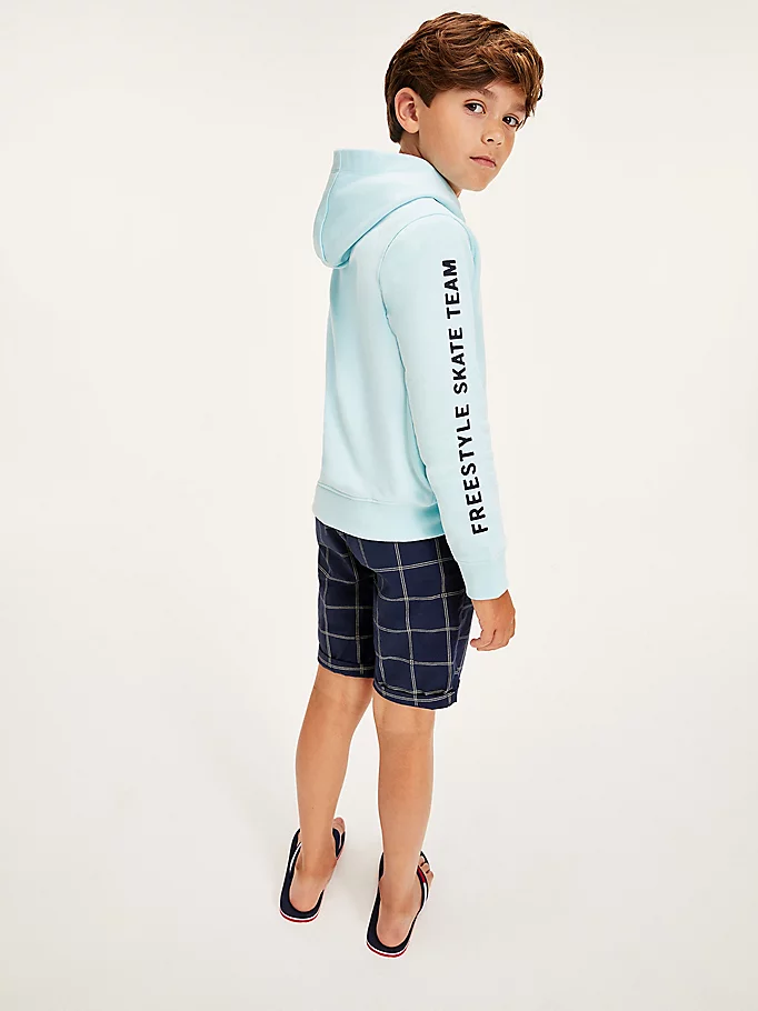 Tommy hilfiger  - Boys -  windowpane check slim chino shorts - Image 3
