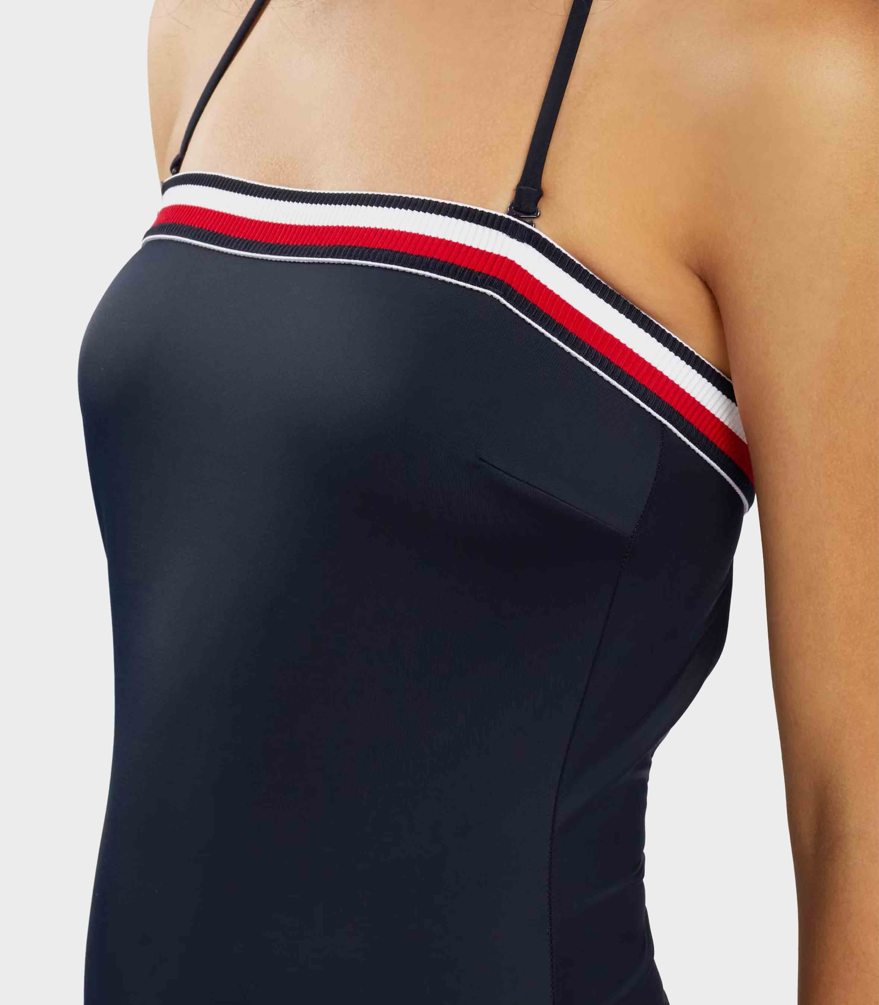 Tommy Hilfiger - Women's One Piece Bandeau " Swim Suit " - Image 3