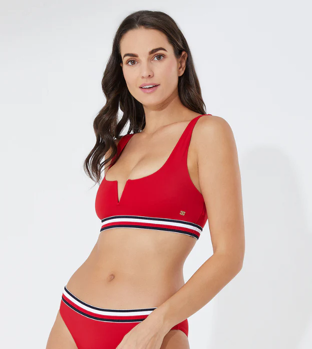 Tommy Hilfiger - Women's Signature Ribbed Bikini Bralette Top - Image 6