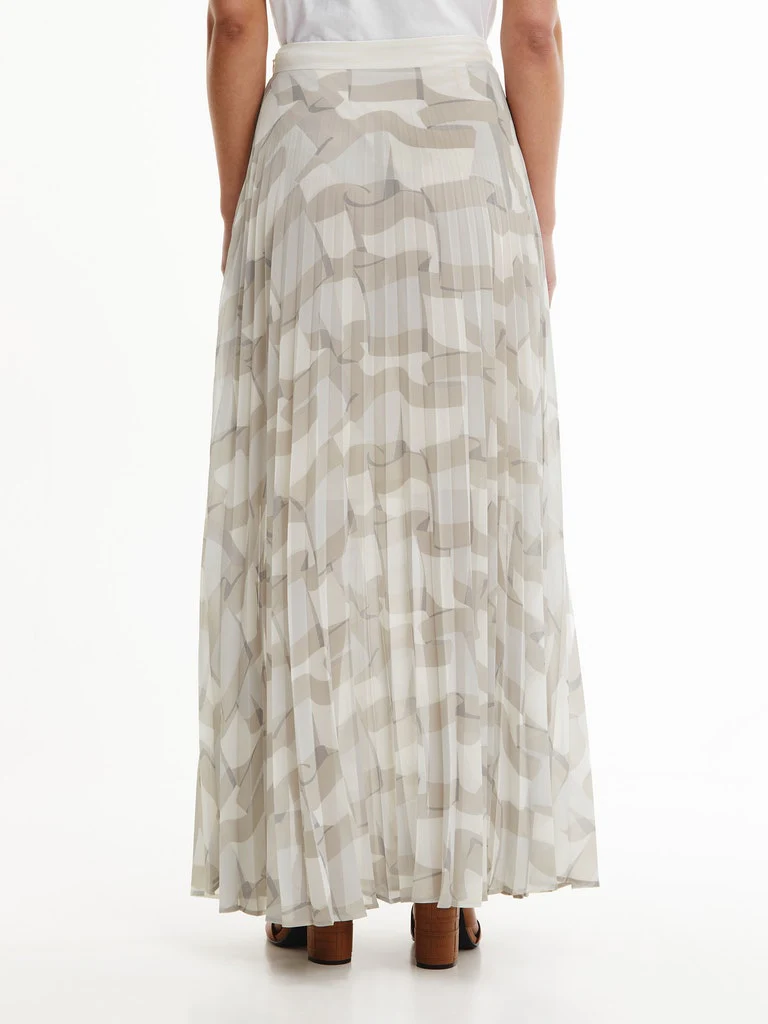 Tommy Hilfiger - Women's Icons Chiffon Pleated Maxi Skirt - Image 3