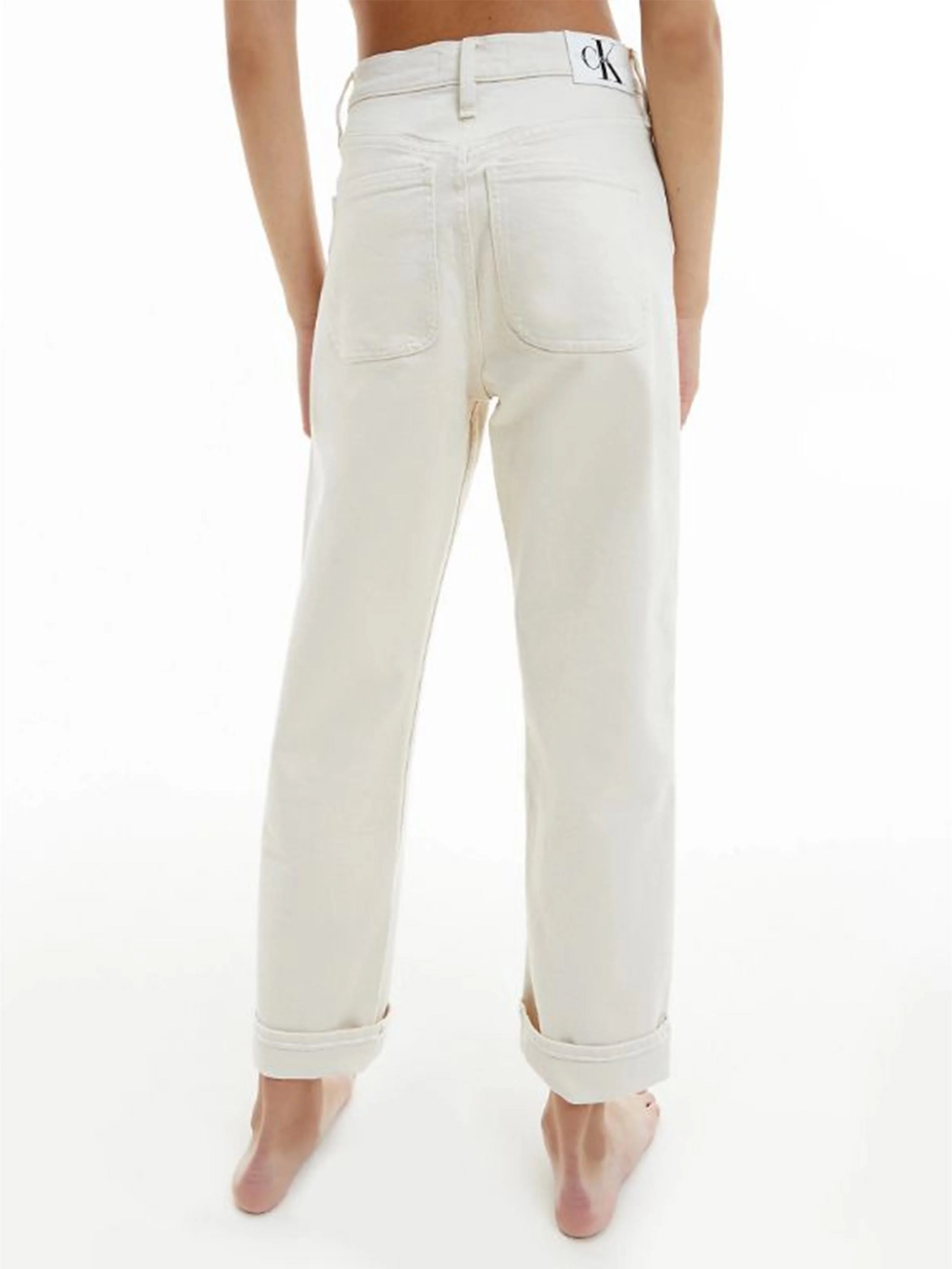 Calvin Klein Jeans - High Rise Straight Ankle Jeans - Image 3