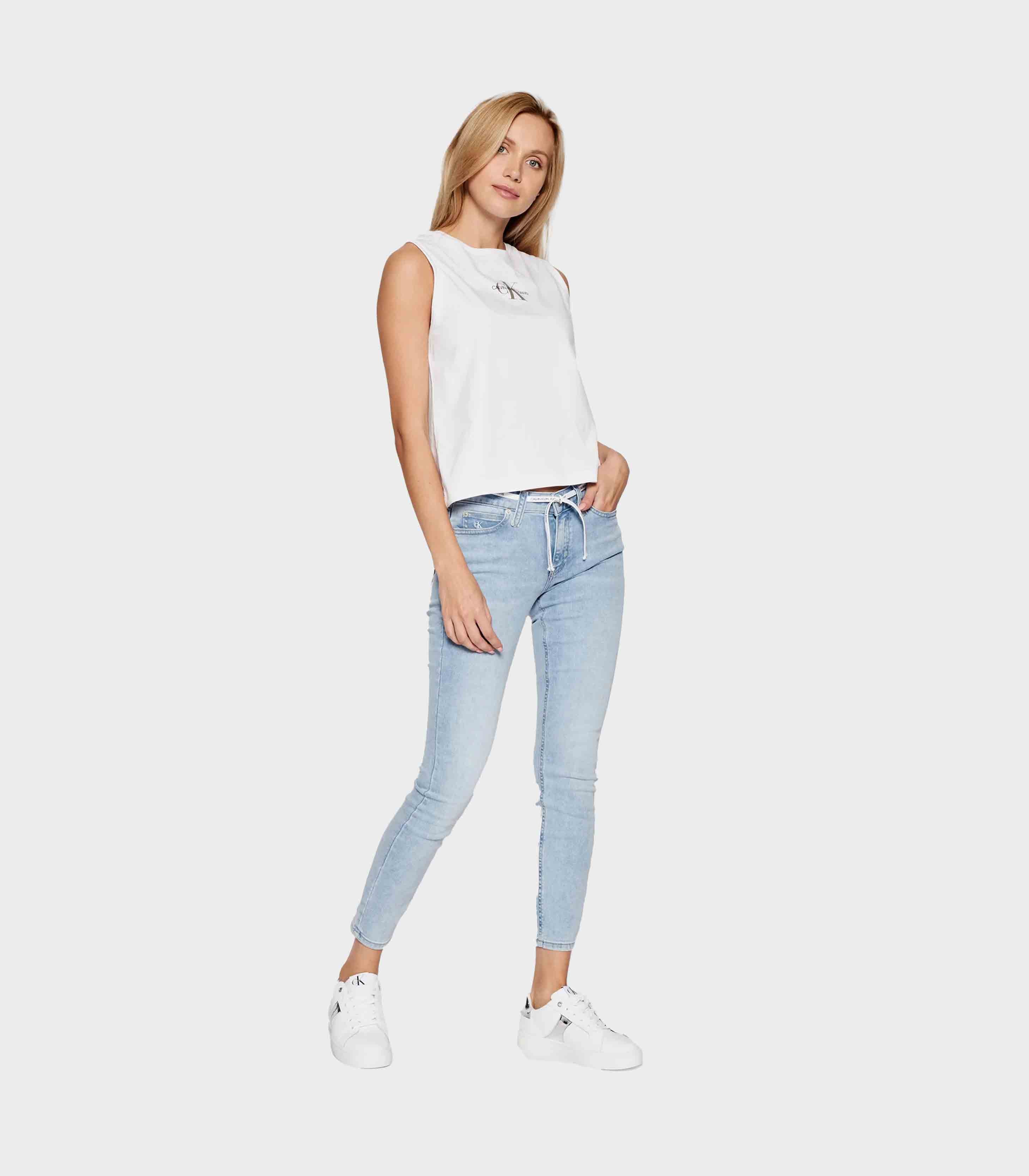 Calvin Klein Jeans - Mid Rise Skinny Ankle Jeans - Image 2