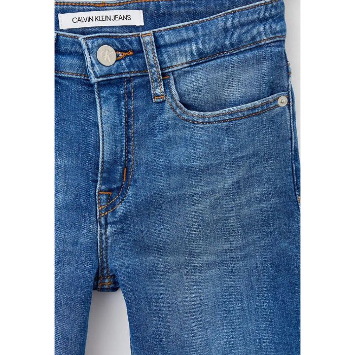 Calvin Klein  - Girls -  High Rise Slim Cropped Jeans - Image 3
