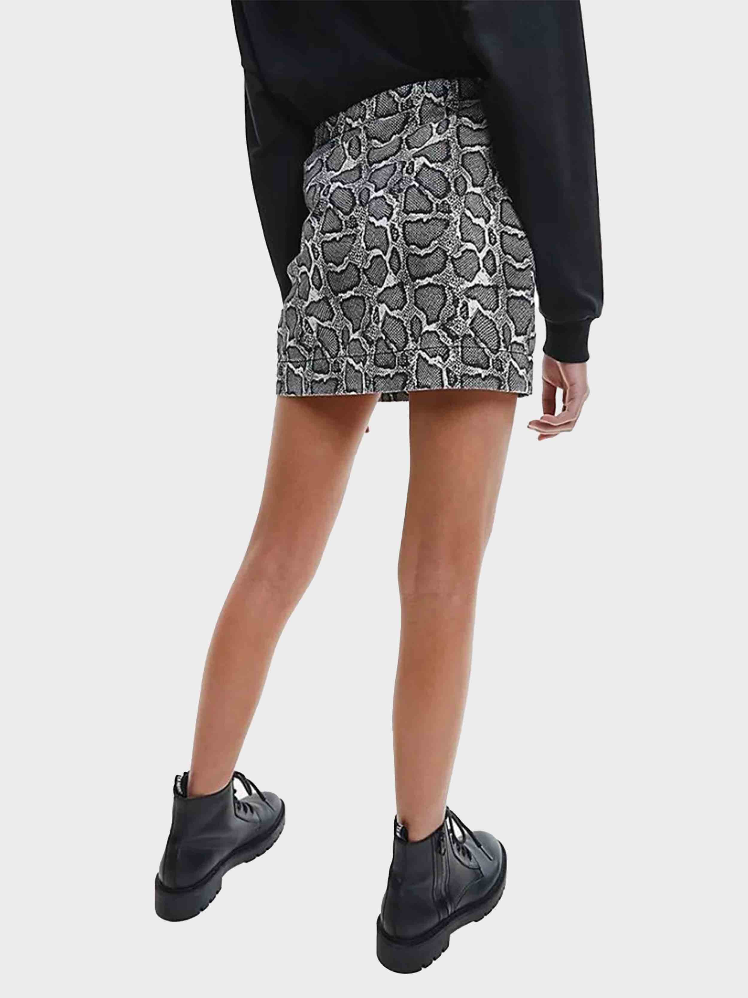 Calvin klein - Girls' Reptile Skin Mini Skirt - Image 3