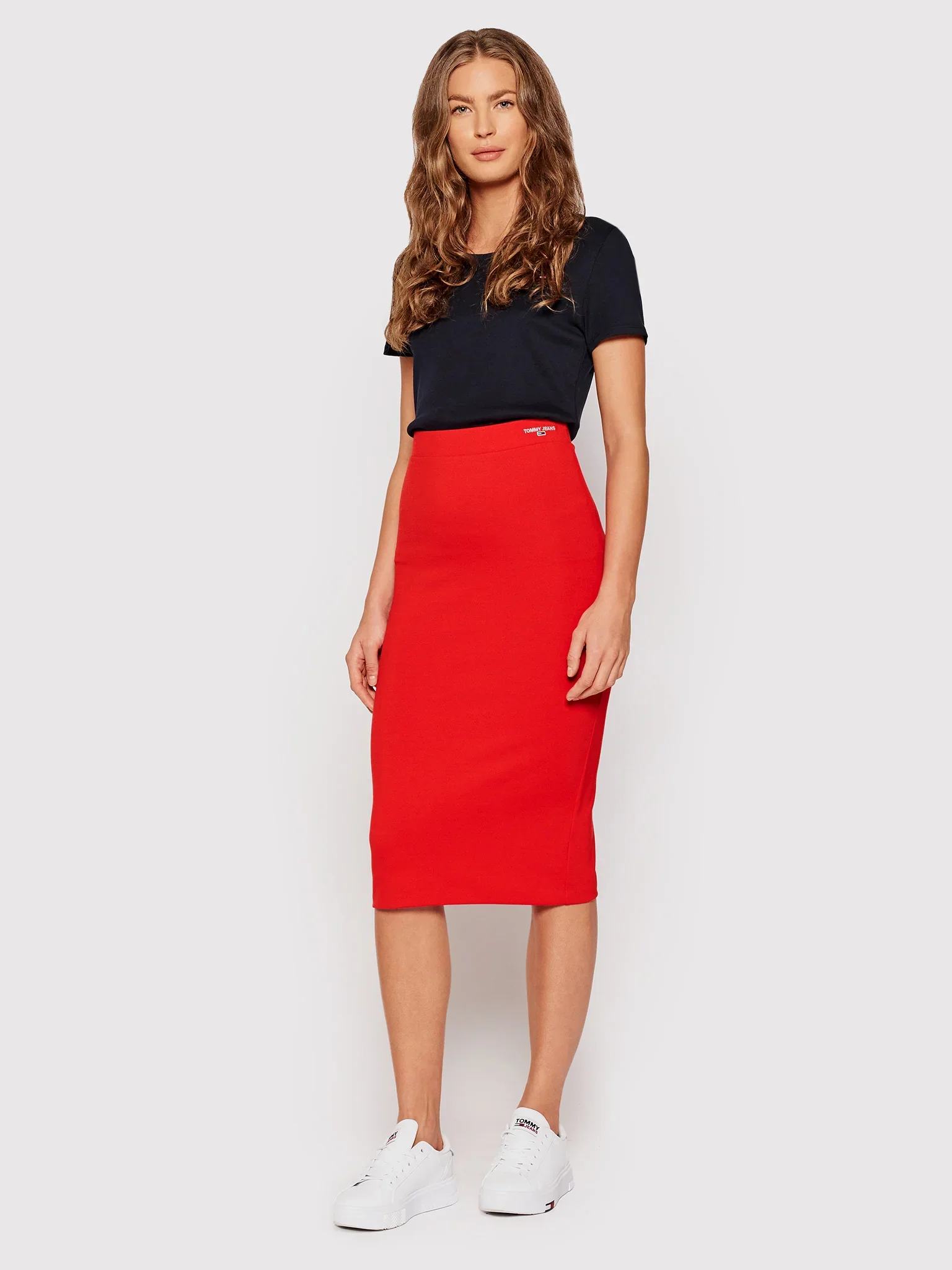 Tommy Hilfiger Jeans - slim fit pencil skirt - women - Image 10