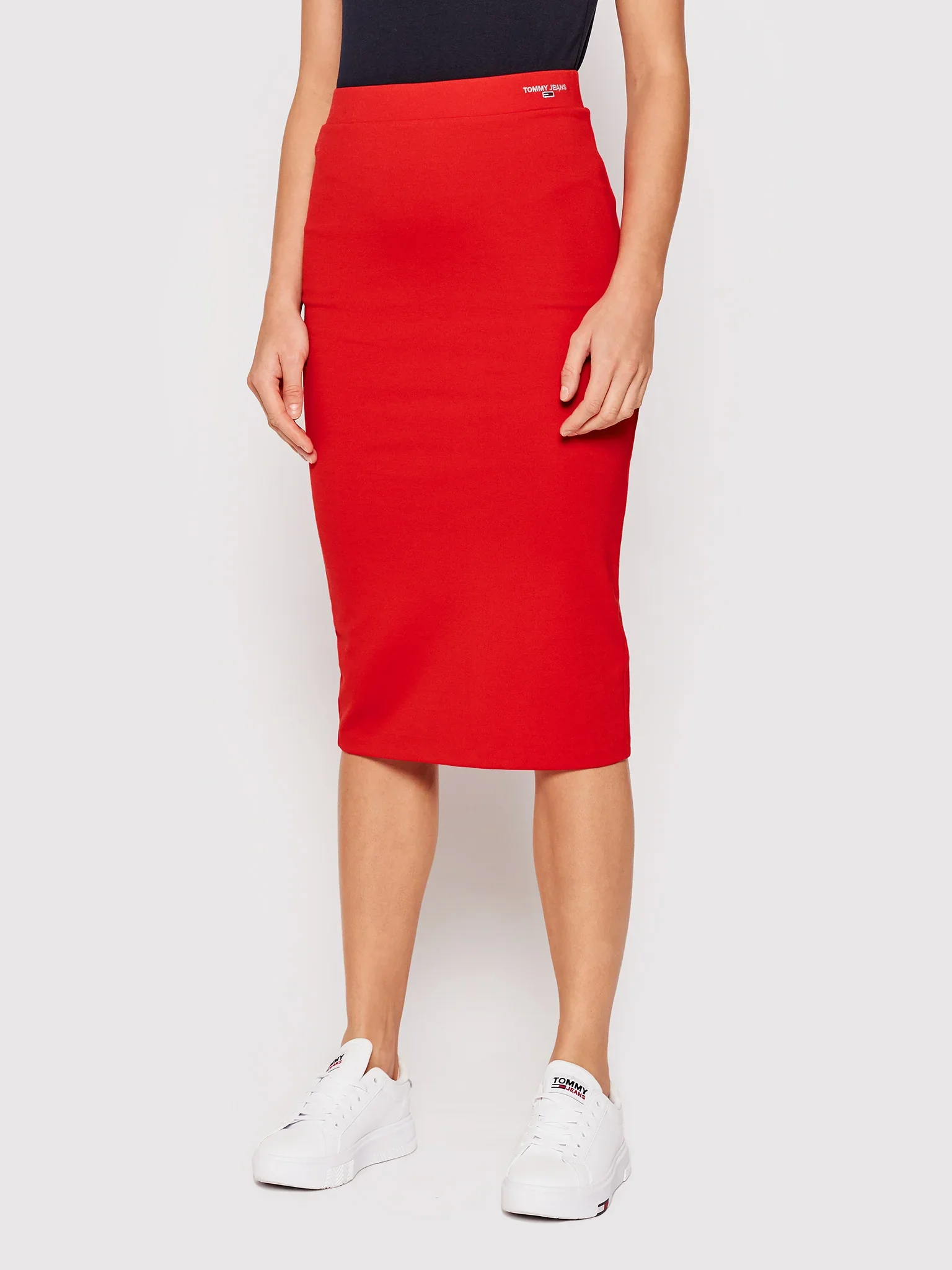 Tommy Hilfiger Jeans - slim fit pencil skirt - women - Image 6