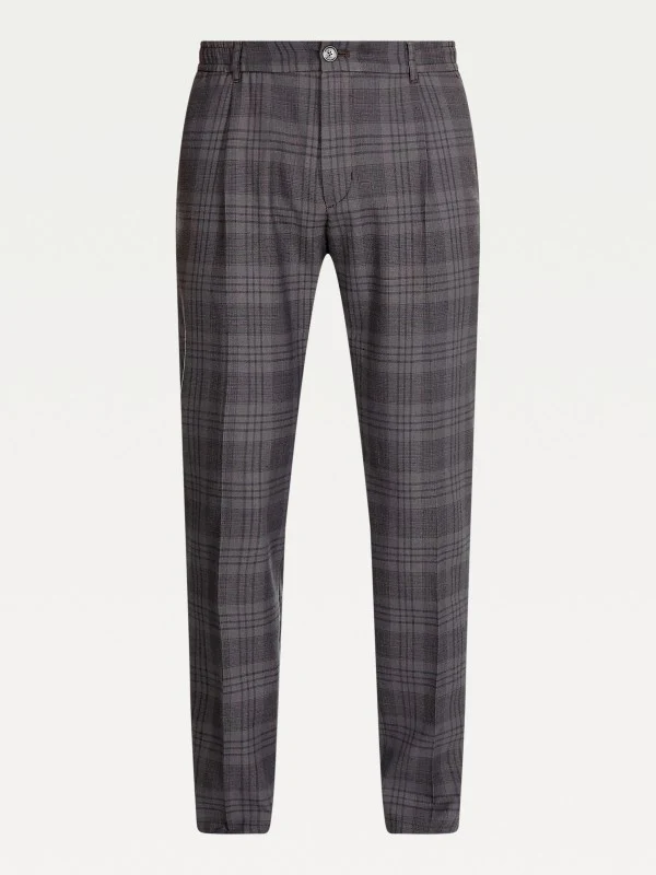 Tommy Hilfiger - Check Tapered Fit Trousers - Image 2