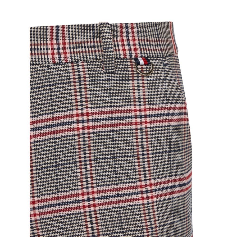 Tommy hilfiger - viscose check slim fit pant  - women - Image 10
