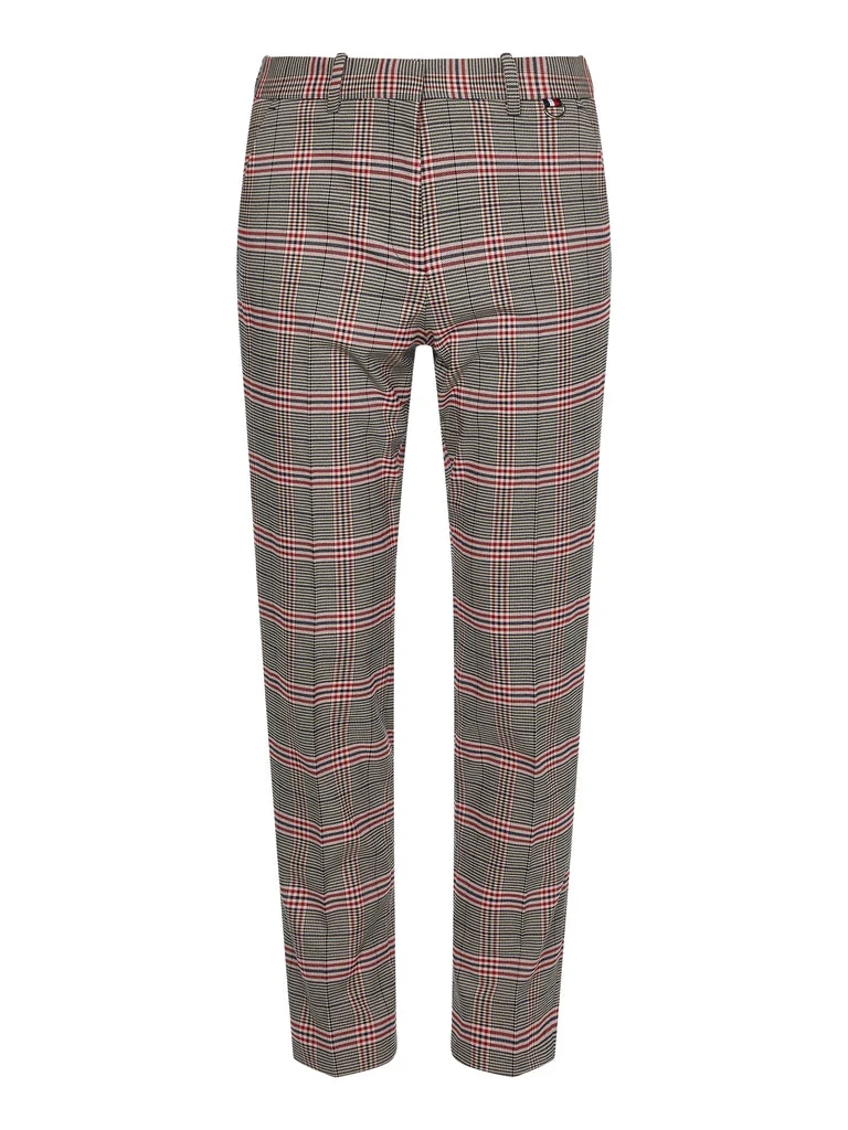 Tommy hilfiger - viscose check slim fit pant  - women - Image 4
