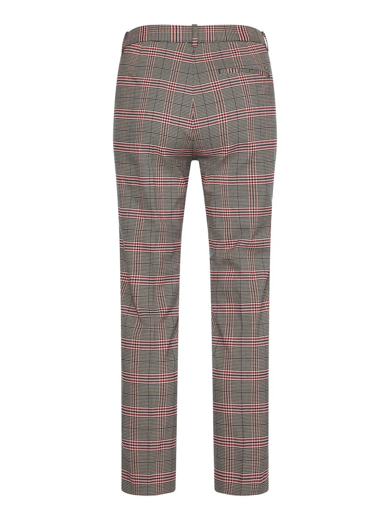 Tommy hilfiger - viscose check slim fit pant  - women - Image 6