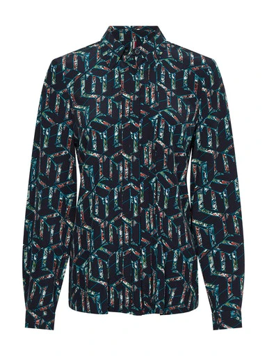 Tommy Hilfiger - Viscose Monogram Floral Print Blouse
Relaxed Fit - Image 3