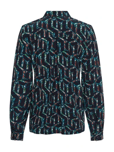 Tommy Hilfiger - Viscose Monogram Floral Print Blouse
Relaxed Fit - Image 8