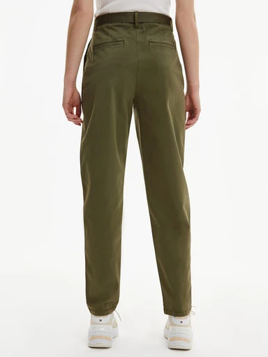 Tommy Hilfiger - Women's Blend Belt Tapered Chino Pants - Image 10
