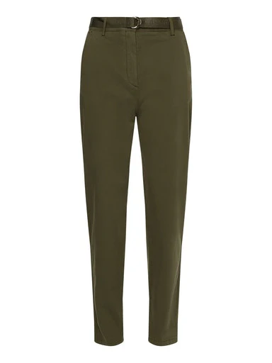 Tommy Hilfiger - Women's Blend Belt Tapered Chino Pants - Image 5
