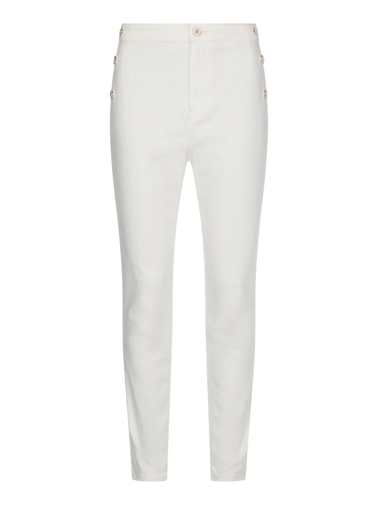 Tommy hilfiger - harlem high rise super skinny white jeans
 - women - Image 2
