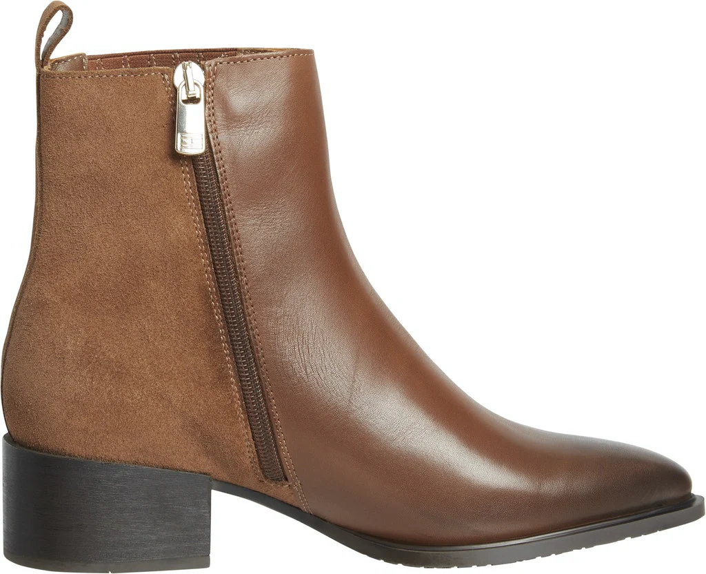 Tommy Hilfiger - Leather And Suede Zip-Up Ankle Boots - Image 7