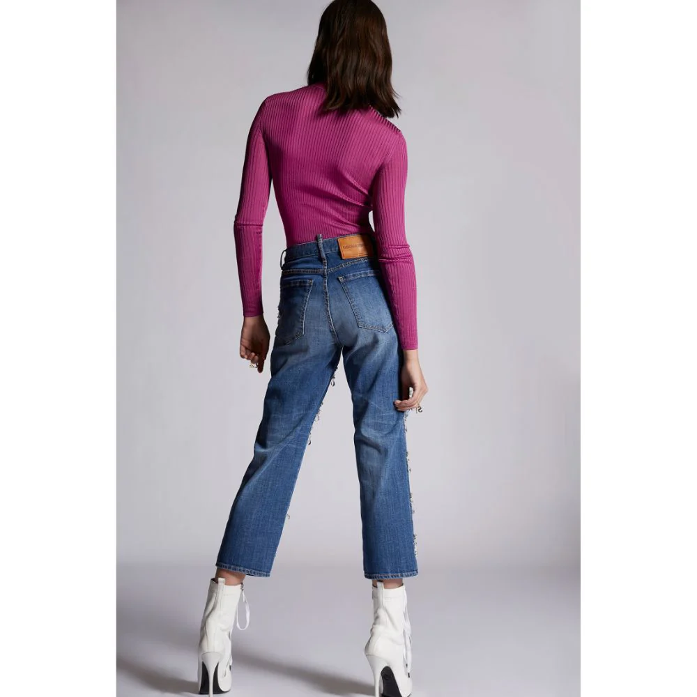 Dsquared2 - Boston Jeans With Applications - Image 2