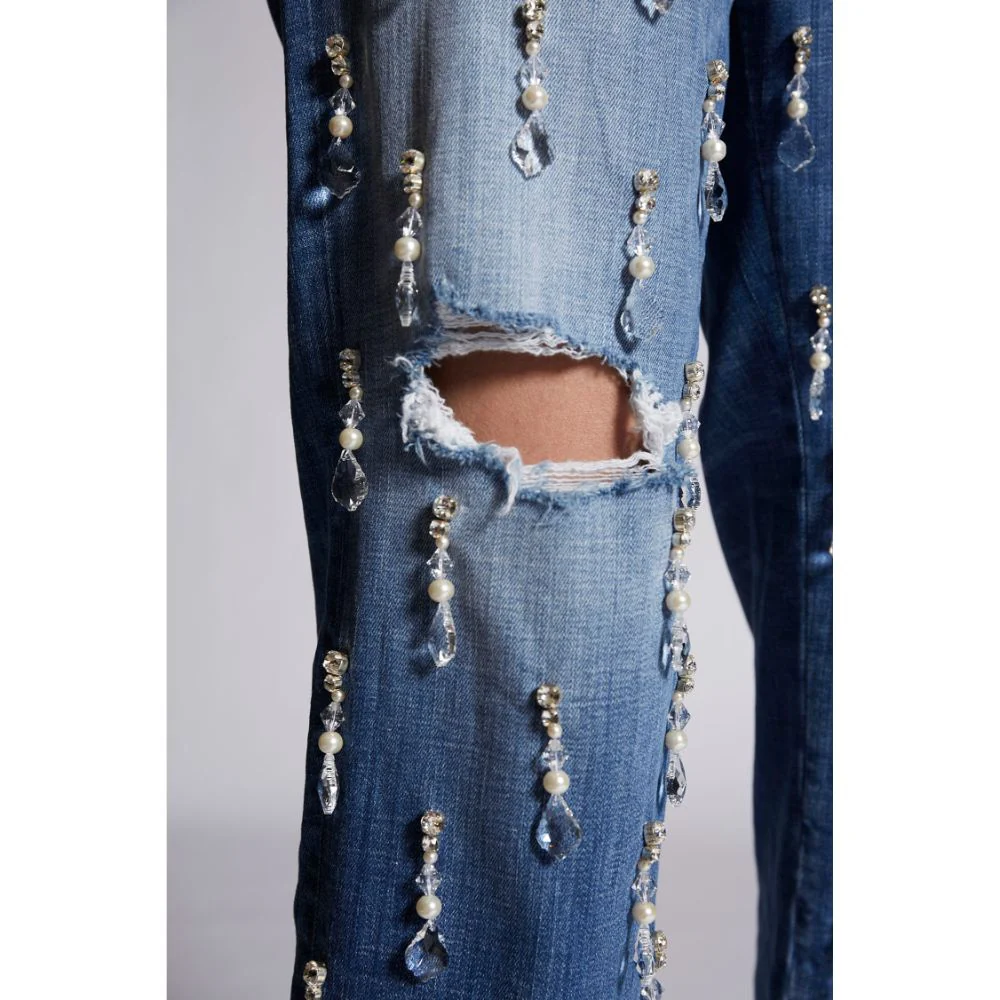 Dsquared2 - Boston Jeans With Applications - Image 3