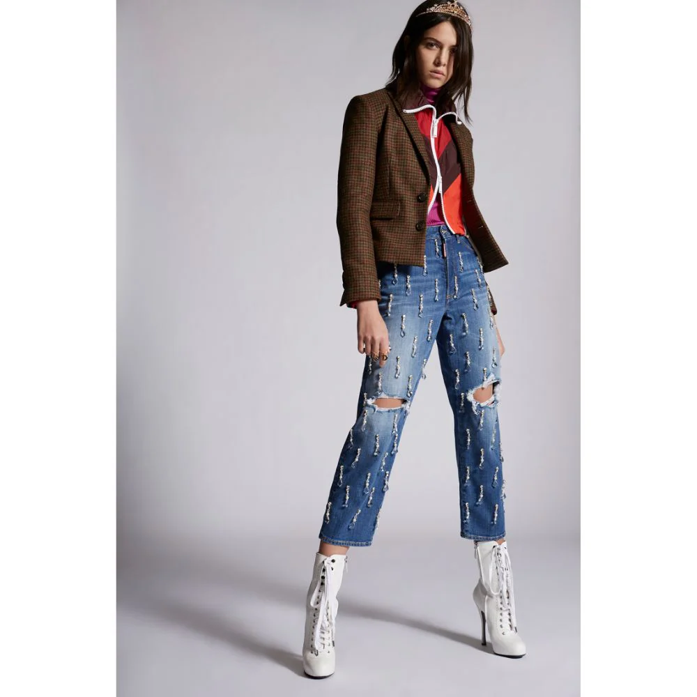 Dsquared2 - Boston Jeans With Applications - Image 4