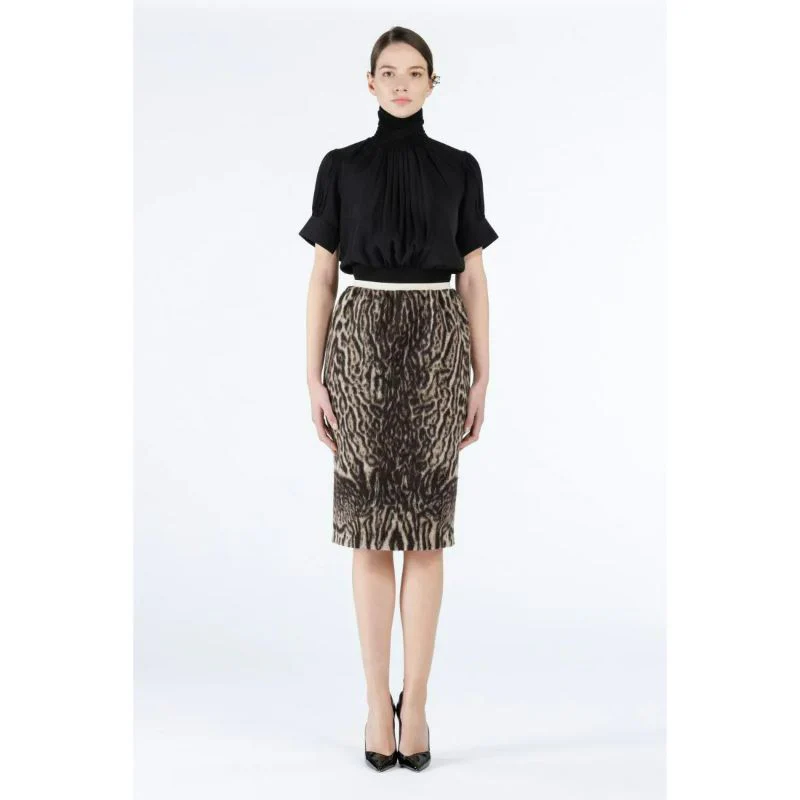 N21 - Leopard Print Pencil Skirt - Image 3
