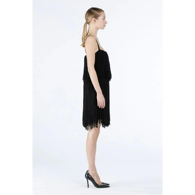 N21 - Asymmetric Gathered Dress - Image 3