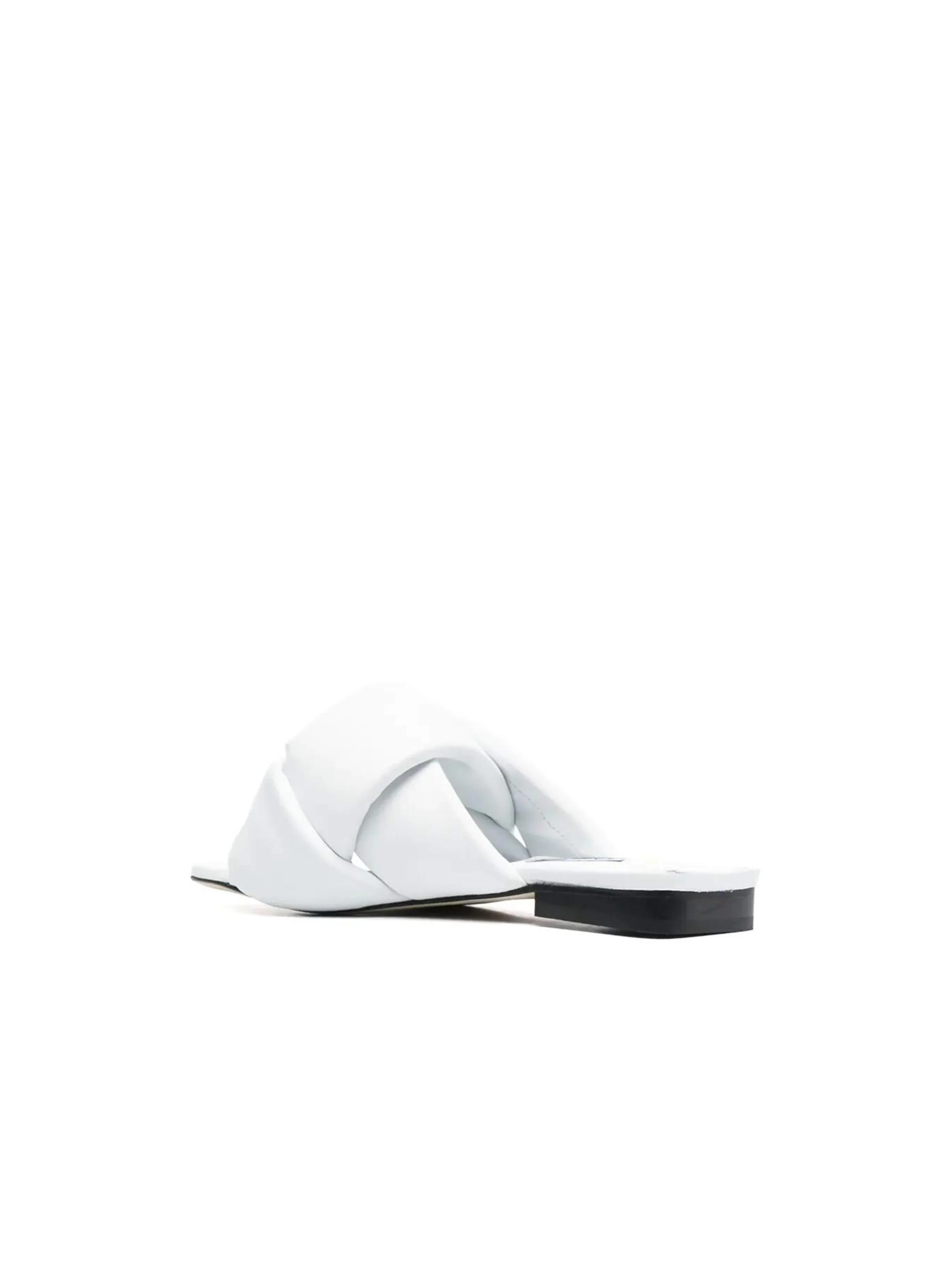 Msgm - Women's Flat Sandals With Interlocking Design - Image 11