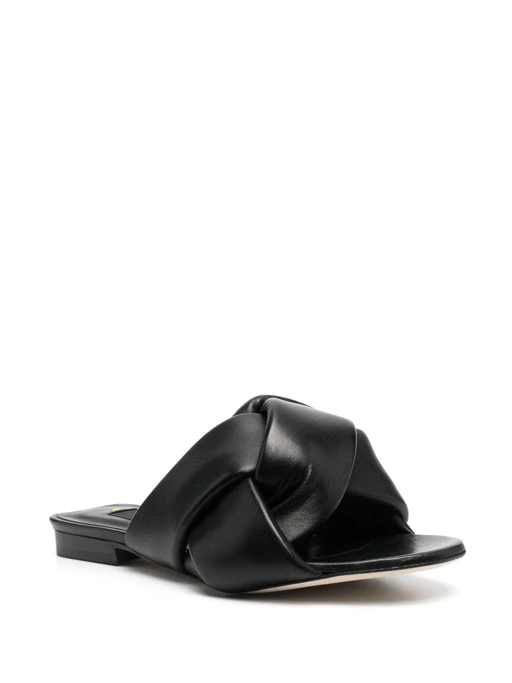Msgm - Women's Flat Sandals With Interlocking Design - Image 3