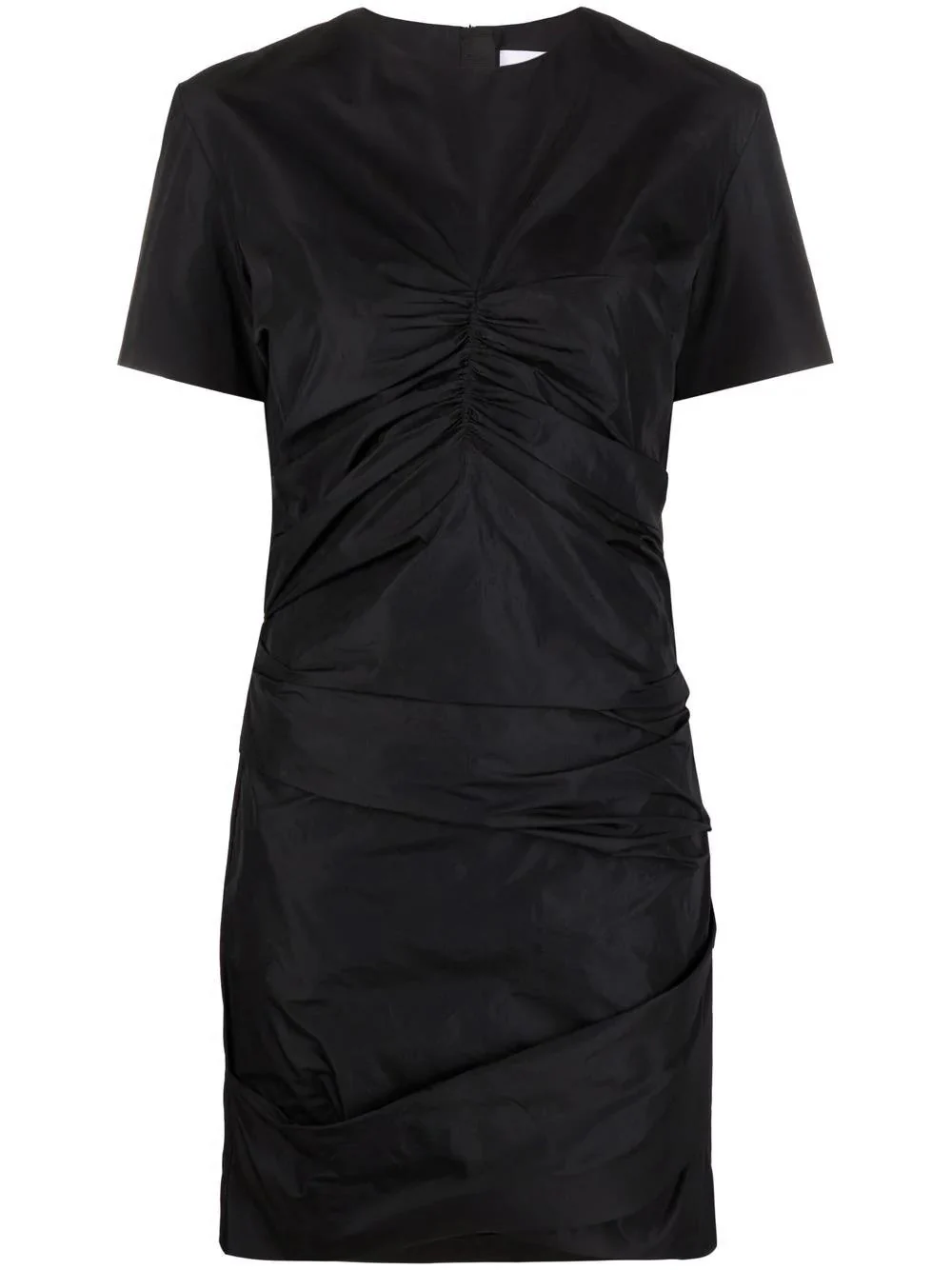 Msgm - Short- Sleeve Gathered Dress - Image 2