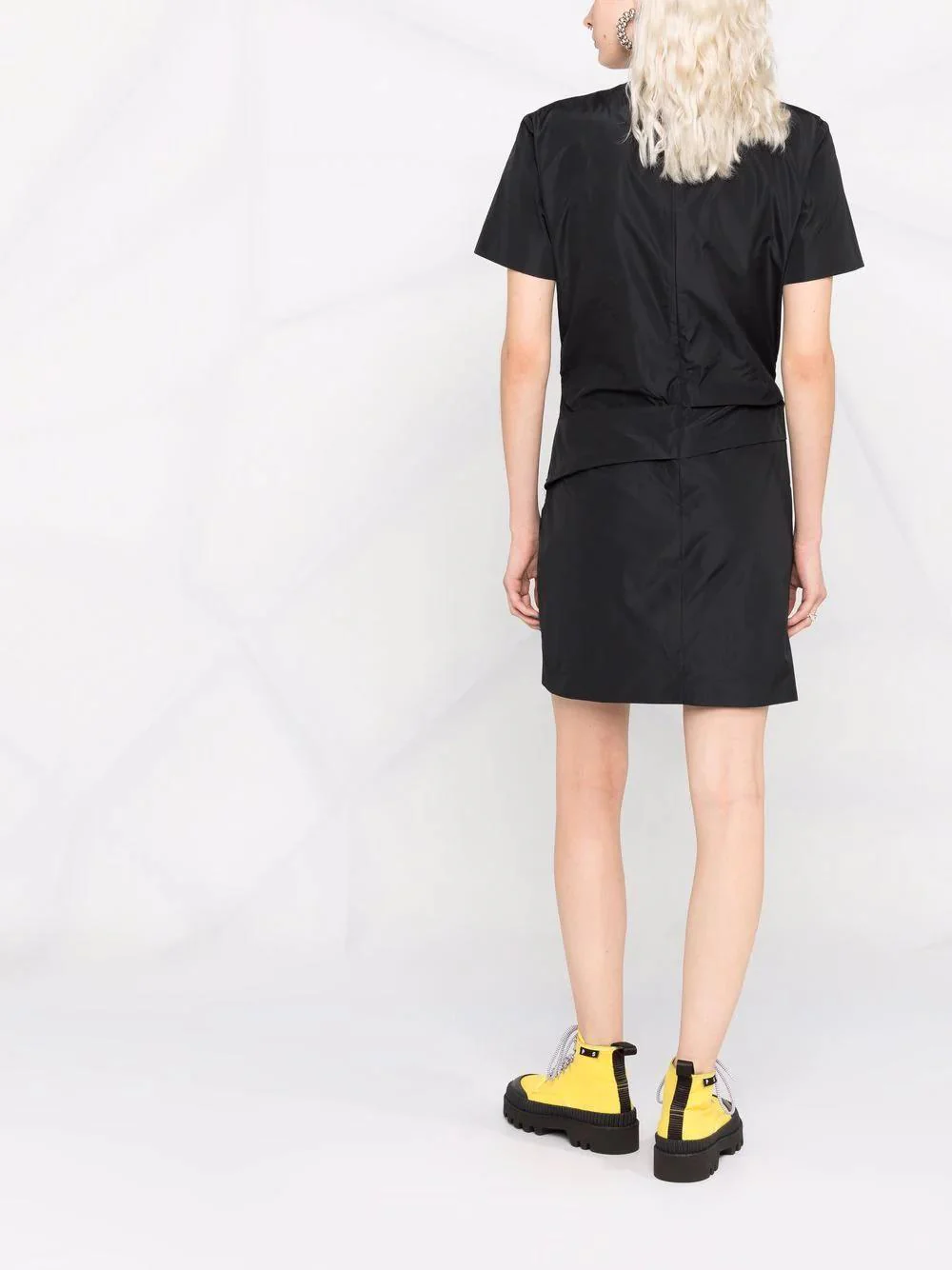 Msgm - Short- Sleeve Gathered Dress - Image 6