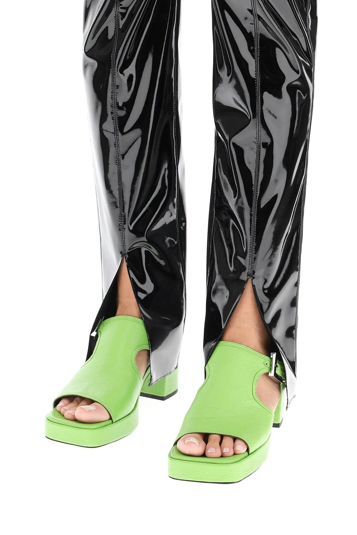Msgm - Women's Vinyl Trousers - Image 10