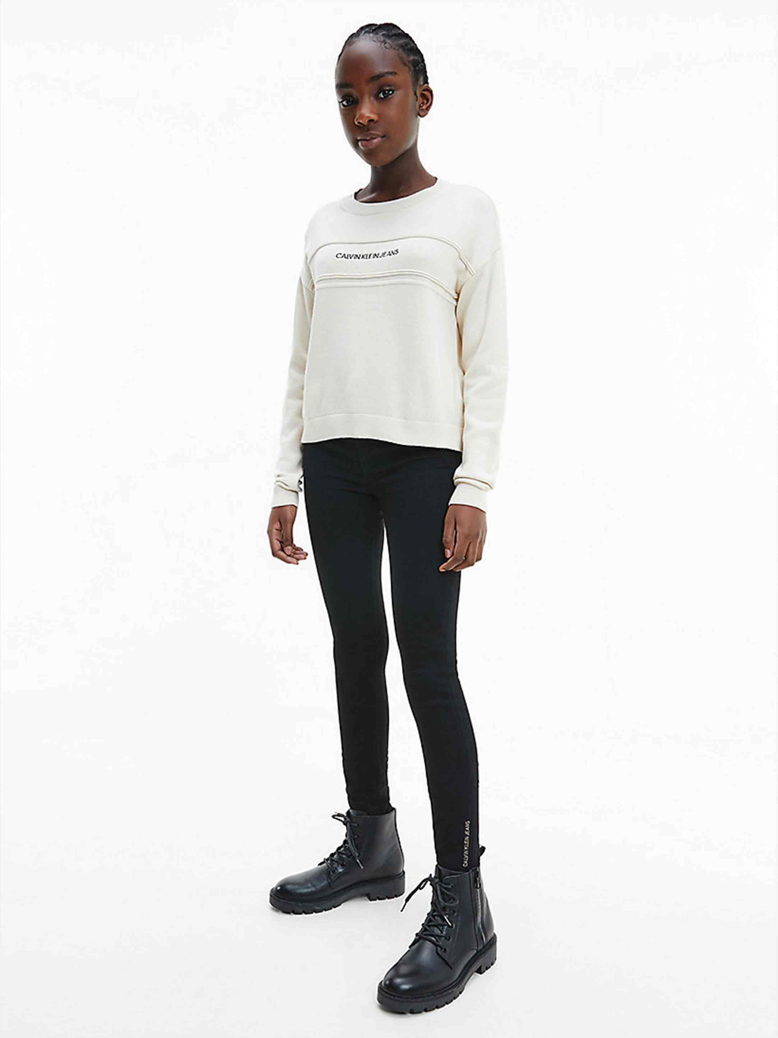 Calvin Klein - Girls' Mid Rise Skinny Jeans - Image 2