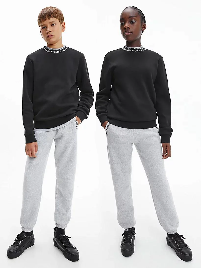 Calvin Klein  - children’s  Relaxed Logo Tape Joggers - Image 5
