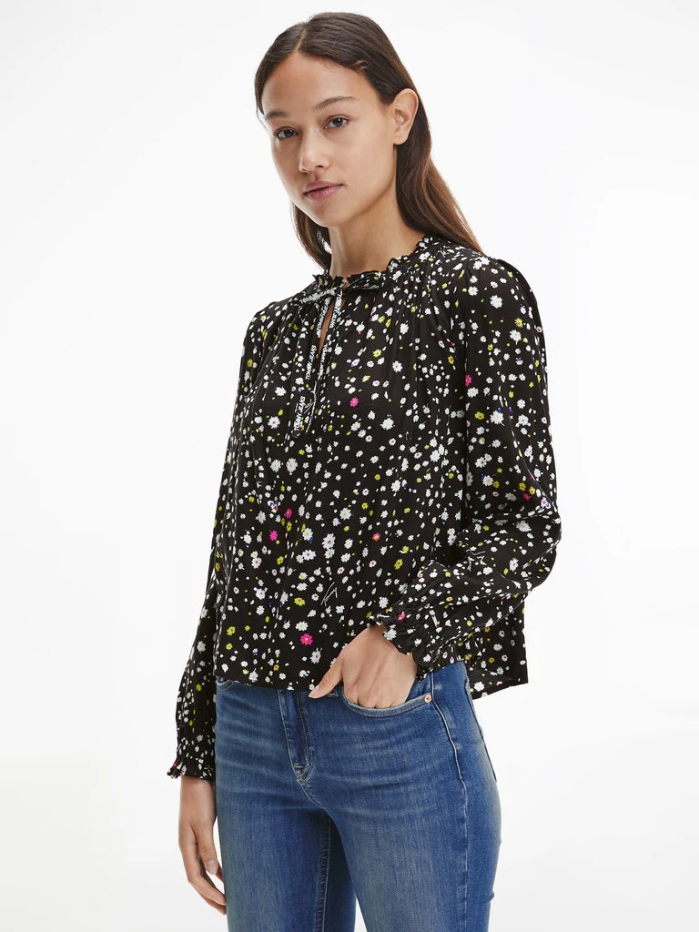 Tommy Hilfiger Jeans - Viscose Floral Print Blouse Regular Fit - Image 2