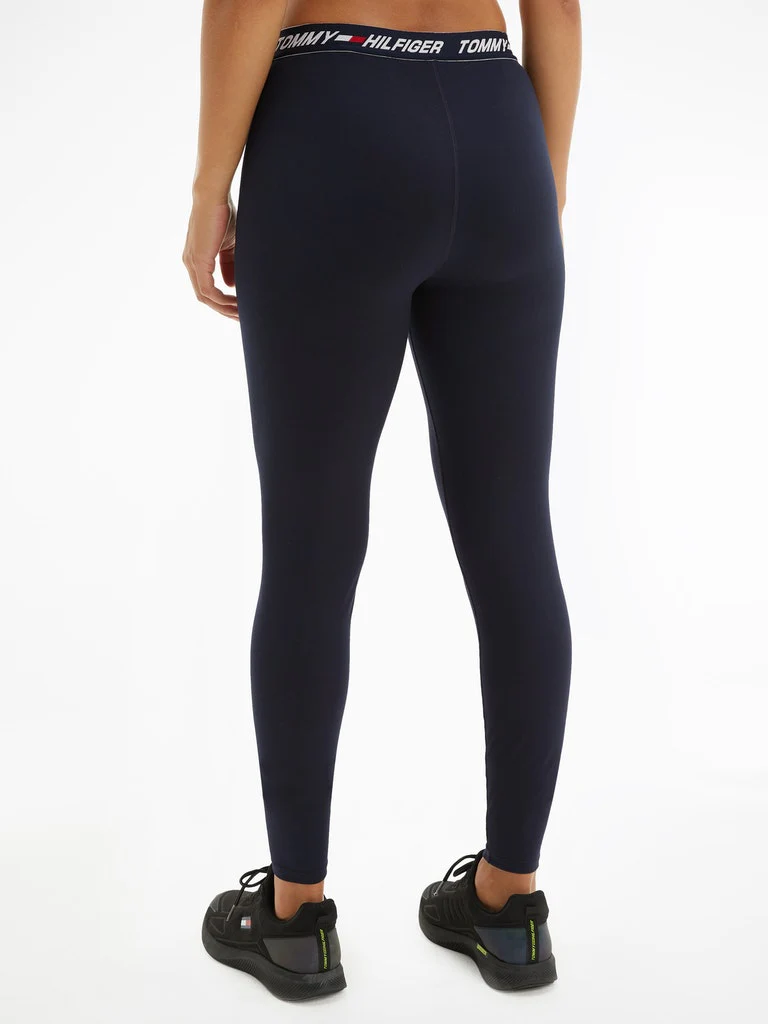 Tommy hilfiger - sport full length waistband detail leggings skinny fit
 - women - Image 8