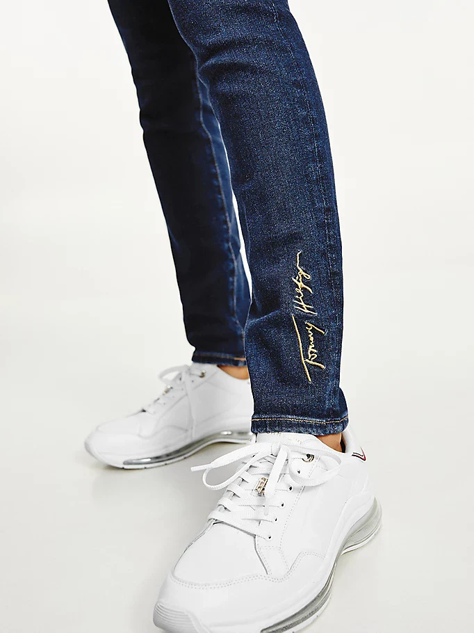 Tommy Hilfiger - Como Mid Rise Skinny Signature Jeans - Image 4