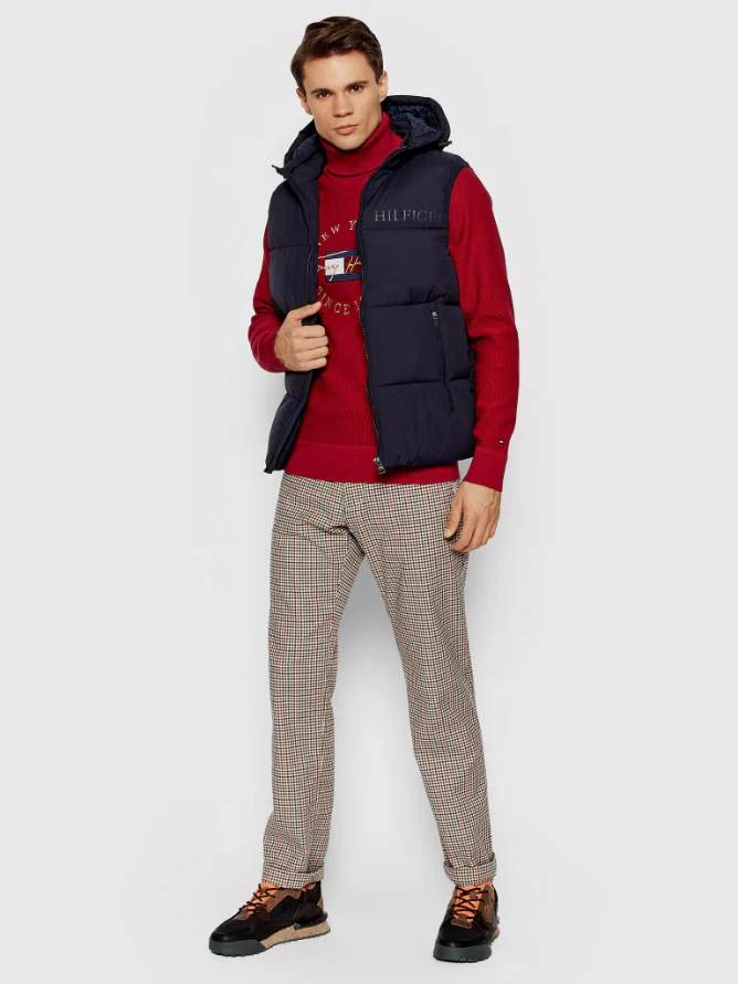 Tommy Hilfiger Jeans - Checked Trousers With Tommy Badge - Image 2