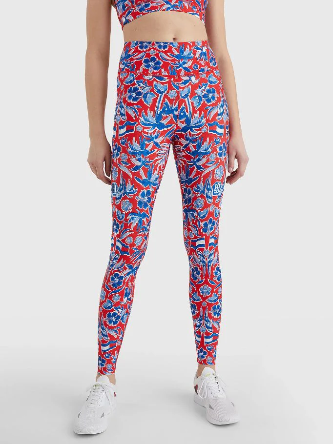 Tommy Hilfiger - Women's Sport High Rise Full Length Leggings Slim Fit - Image 4