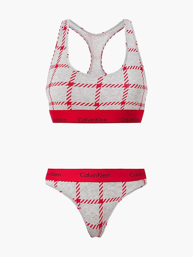 Calvin Klein - Women's Modern Cotton Bralette And Bikini Set - Image 2