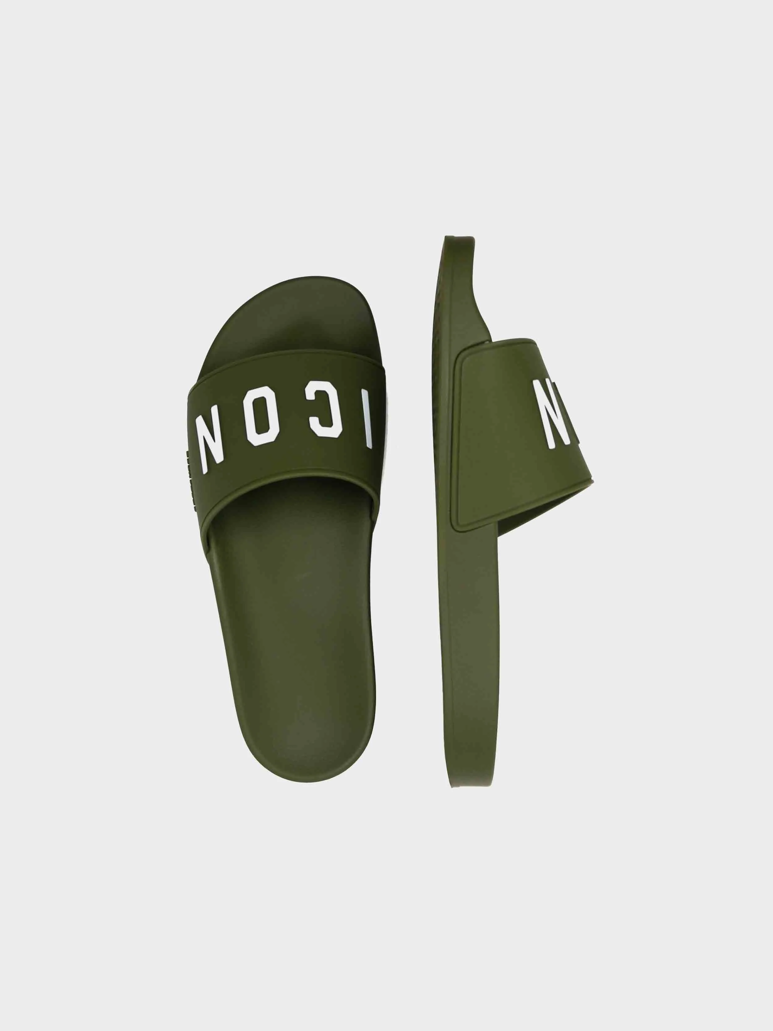 Dsquared2 - Men's Bandeau Slippers Slide Rubber Sandal - Image 10