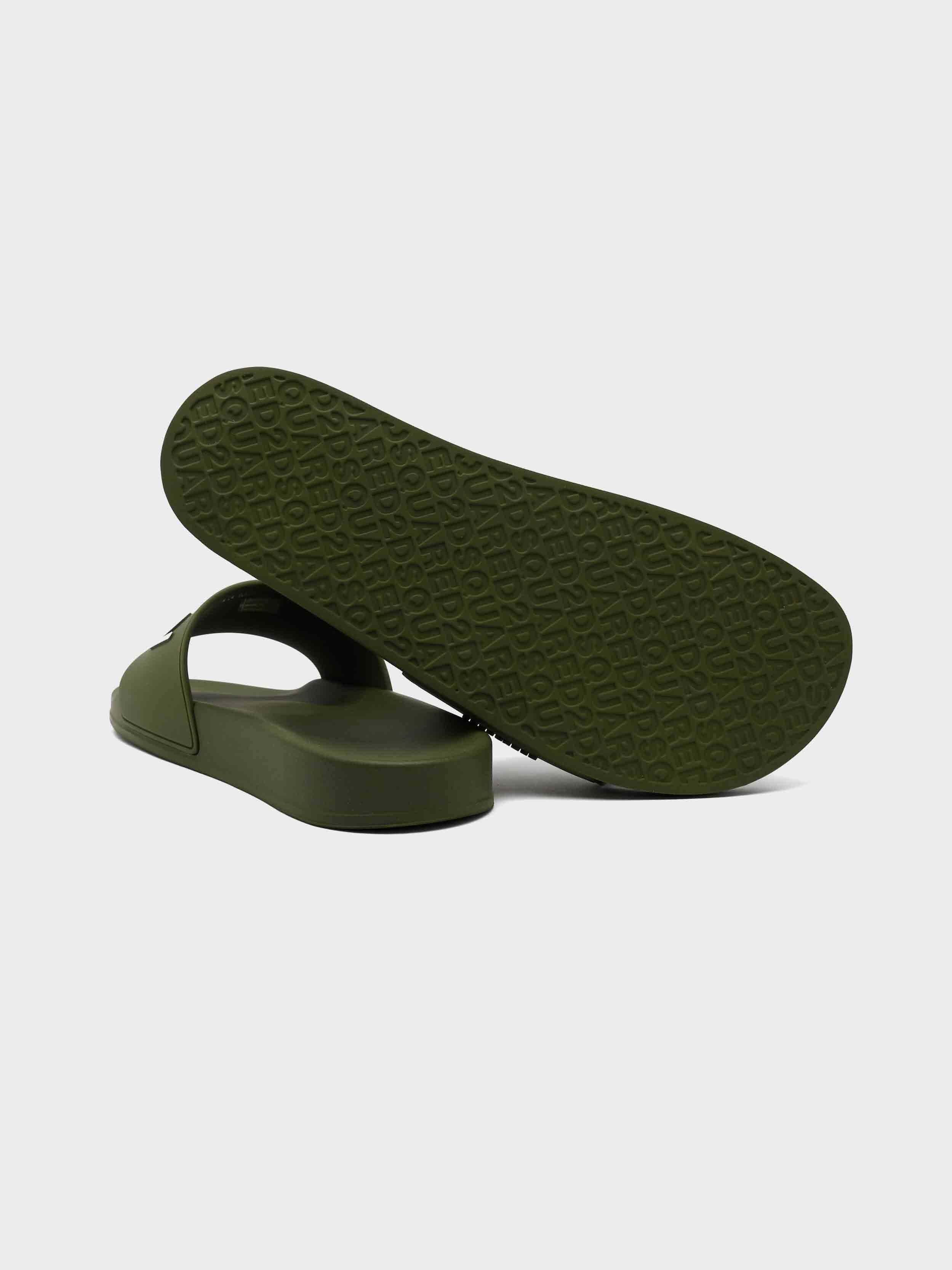 Dsquared2 - Men's Bandeau Slippers Slide Rubber Sandal - Image 11