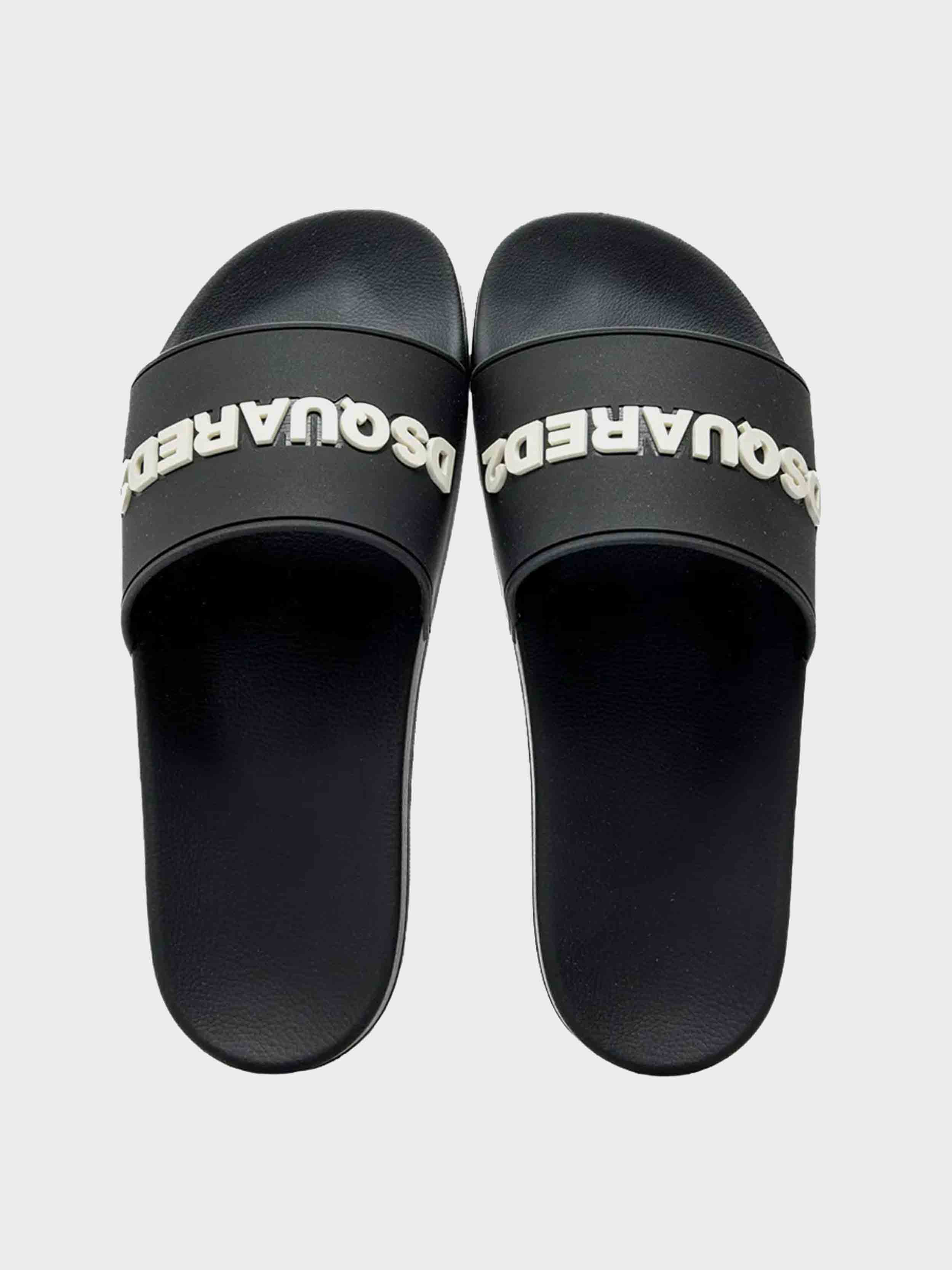 Dsquared2 - Men's Bandeau Slippers Slide Rubber Sandal - Image 13