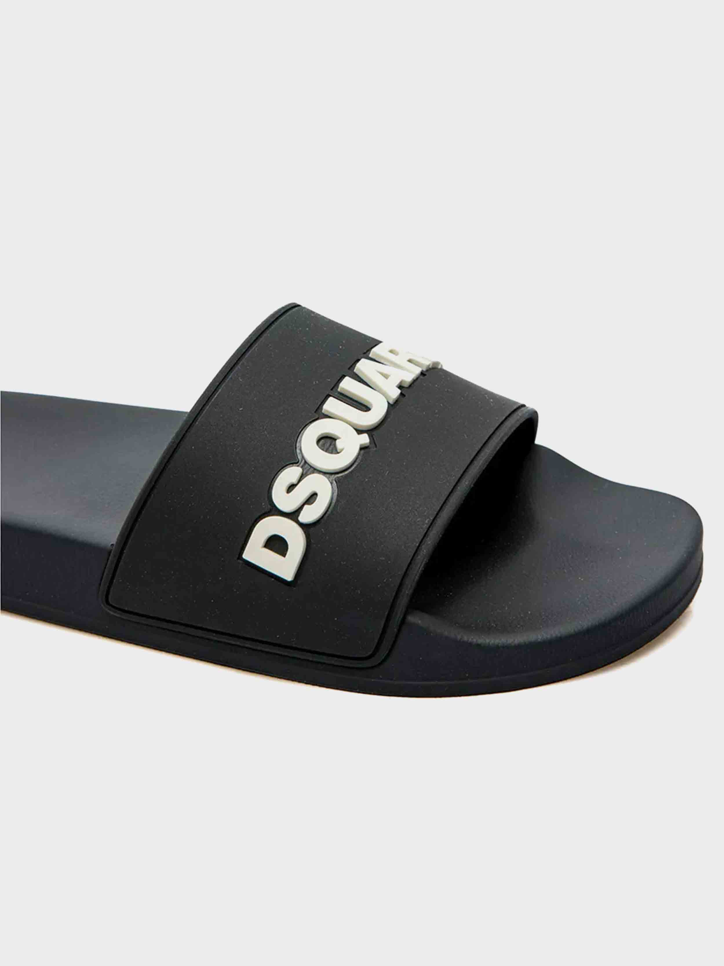 Dsquared2 - Men's Bandeau Slippers Slide Rubber Sandal - Image 15