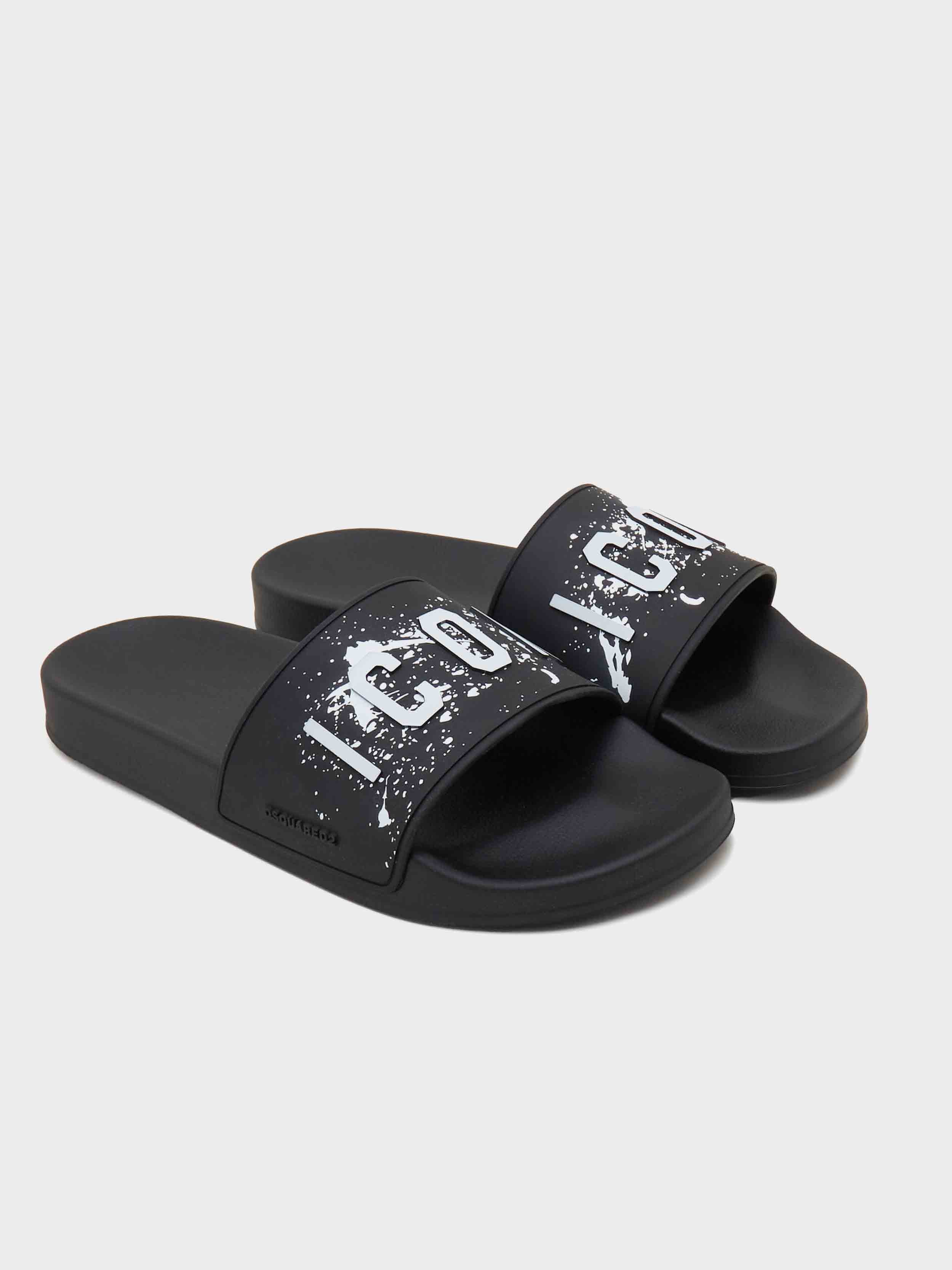 Dsquared2 - Men's Bandeau Slippers Slide Rubber Sandal - Image 19