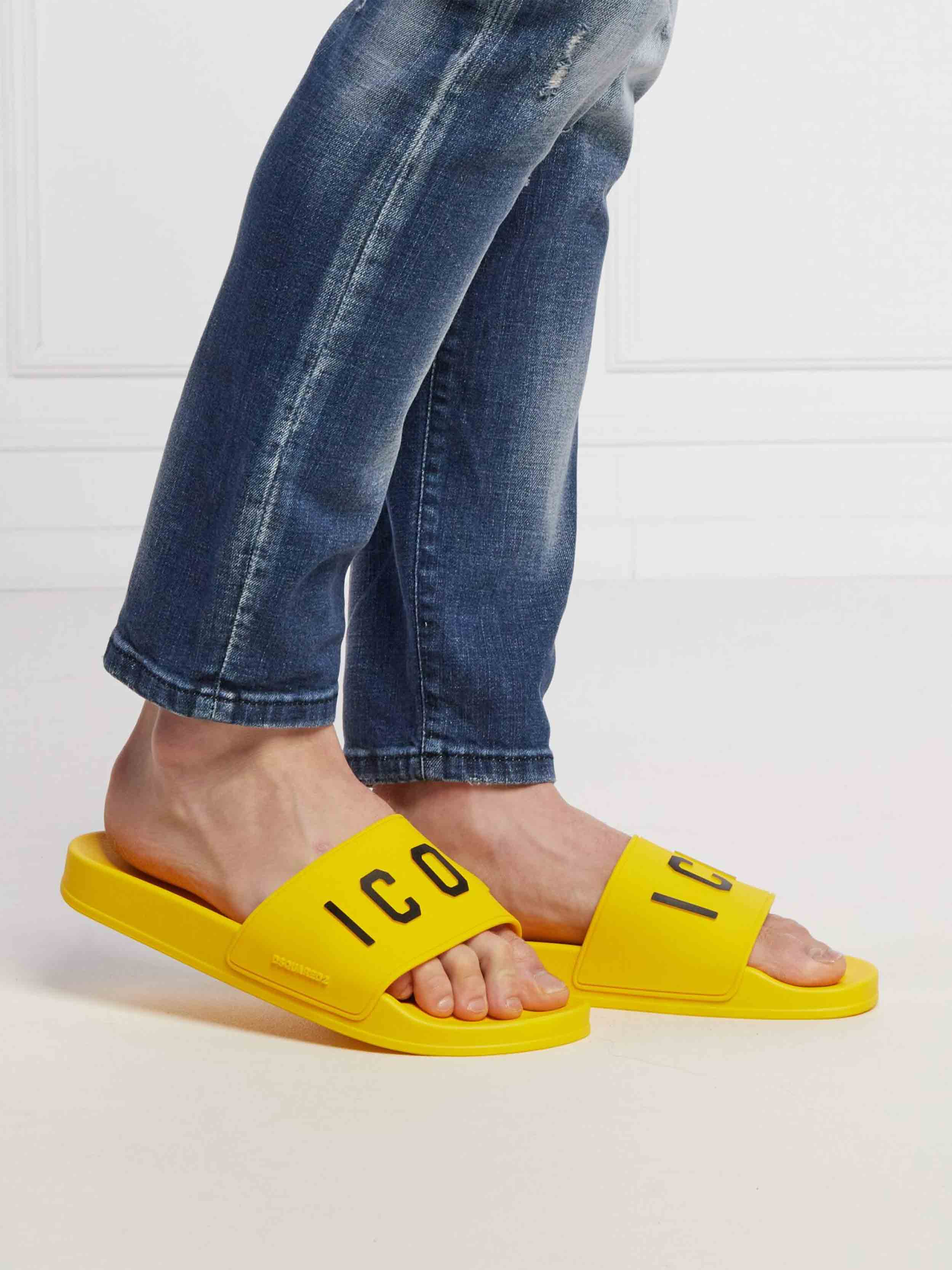 Dsquared2 - Men's Bandeau Slippers Slide Rubber Sandal - Image 23